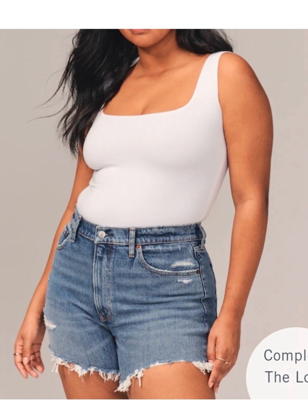 NWT Abercrombie and Fitch raw hem high rise mom shorts size 22